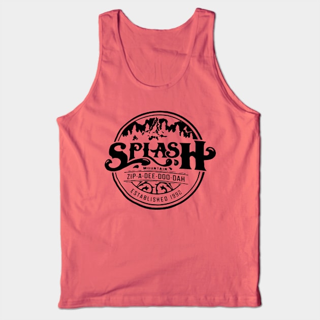 Vintage Splash Mountain 1992 Tank Top by gamecard456.doom